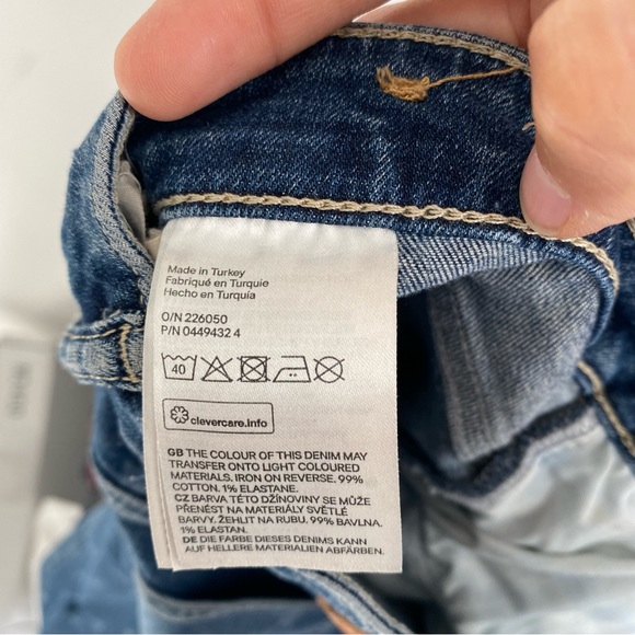 H&M Womens 28 Blue Star LOGG Label Of Graded Goods Skinny Jeans HH5 - Picture 5 of 5